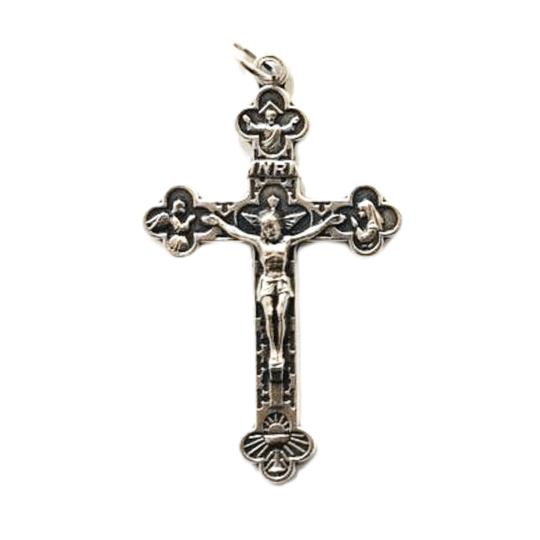 Crucifix (Silver-Tone, 1.5 inch)